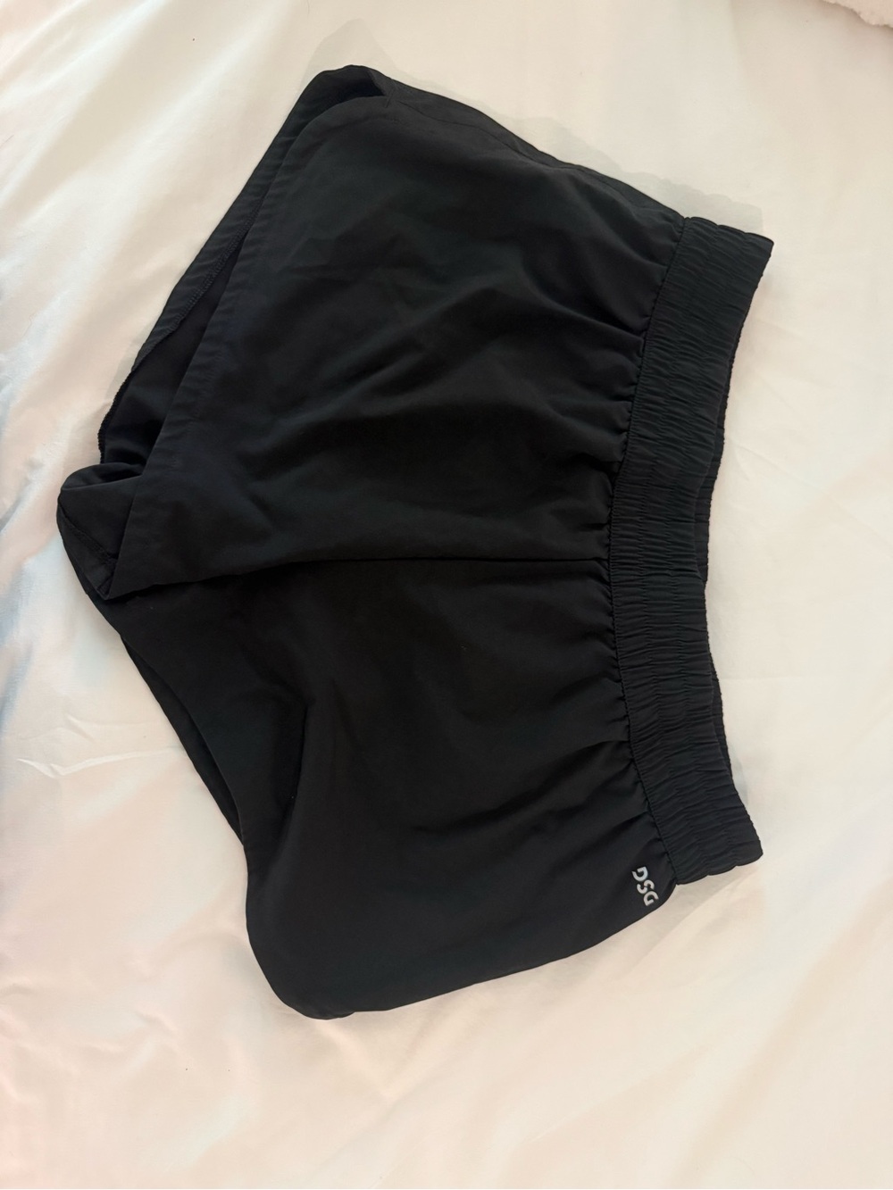 DSG Black Women's Athletic Shorts with Elastic Waist